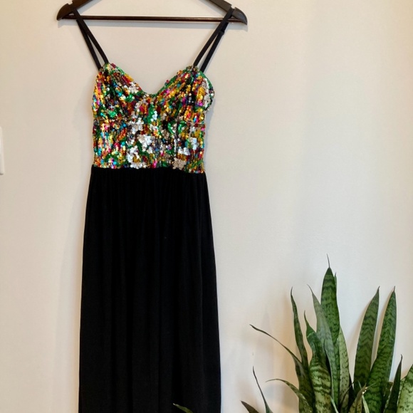 Urban Outfitter Sparkle Midi Dress - Picture 3 of 3